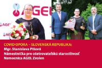 COVID OPORA – SLOVENSKÁ REPUBLIKA:
Mgr. Stanislava Píšová
Námestníčka pre ošetrovateľskú starostlivosť
Nemocnica AGEL Zvolen