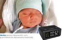 Mathias, narozený v Nemocnici AGEL Levice,
je první miminko roku 2024 narozené ve Skupině AGEL