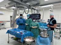 Přenášenou CTO intervenci opět prováděli společně MUDr. Aleš Král a MUDr. Tomáš Lazarák