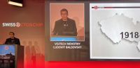 MUDr. Vojtěch Novotný, Ph.D. během svého výstoupení na kongresu Swiss CTO&CHIP