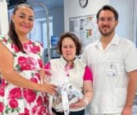Správkyňa NADÁCIE AGEL Mgr. Marta Csergeová (vľavo),
Bc. Zuzana Fritzová (uprostřed) a primár rehabilitačného
oddelenia Nemocnice AGEL Bratislava MUDr. Marek Tkáč, MBA
