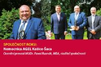 SPOLEČNOST ROKU:
Nemocnica AGEL Košice-Šaca
Ocenění prevzal MUDr. Pavol Rusnák, MBA, riaditeľ spoločnosti