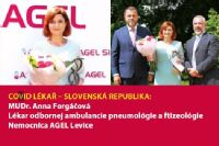 COVID LÉKAŘ – SLOVENSKÁ REPUBLIKA:
MUDr. Anna Forgáčová
Lékar odbornej ambulancie pneumológie a ftizeológie
Nemocnica AGEL Levice